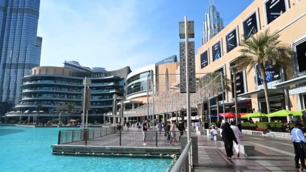 Burj Khalifa skyscraper in Dubai, United Arab Emirates. March 13, 2020 — Stock Video