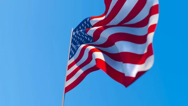 3d renderização da bandeira nacional dos estados unidos da América — Fotografia de Stock