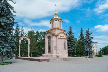 Rusya 'nın Kemerovo şehrinde, tüm acıların anası İkonun Şapeli..