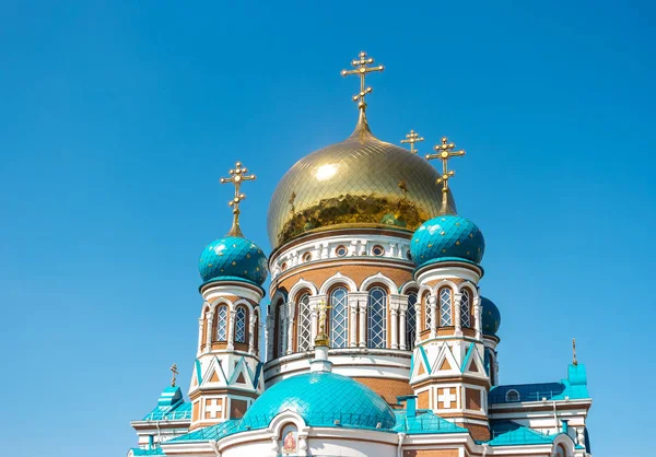 Roof Domes Assumption Cathedral Blessed Virgin Mary Also Uspenskiy Sobor — Stockfoto