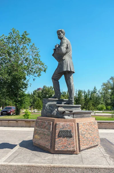 Omsk Rusland Juli 2018 Monument Voor Michail Vrubel — Stockfoto