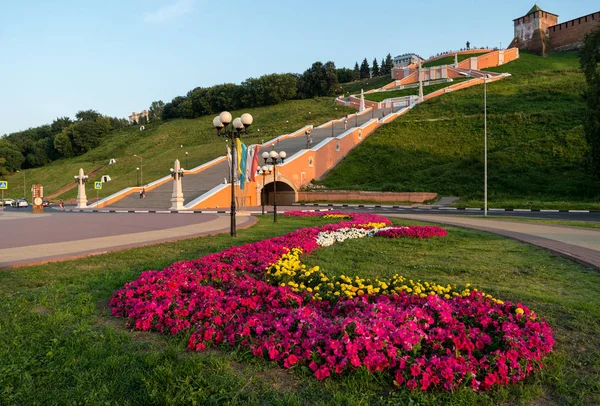 View Chkalov Staircase Tower Nizhny Novgorod Kremlin — Stock Photo, Image