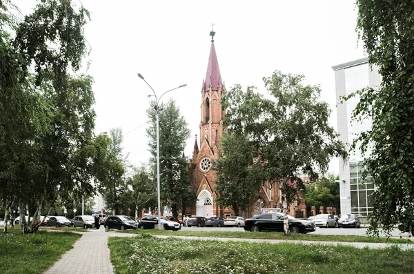 Irkutsk Rússia Julho 2018 Igreja Nossa Senhora Assunção — Fotografia de Stock