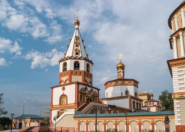 Irkutsk Rusia Julio 2018 Catedral Epifanía Parte Histórica Ciudad —  Fotos de Stock