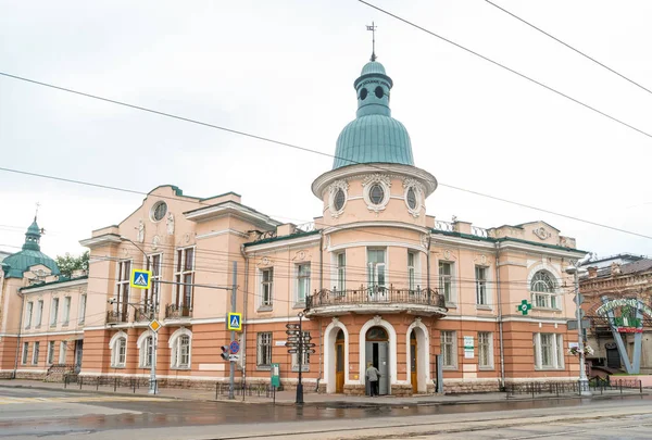 Irkuck Rosja Lipca 2018 Pomnik Architektury Banku Rosyjsko Azjatyckiego — Zdjęcie stockowe