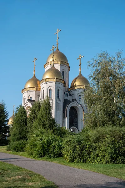 Volgograd Russia Agosto 2017 Chiesa Tutti Santi Mamayev Kurgan — Foto Stock