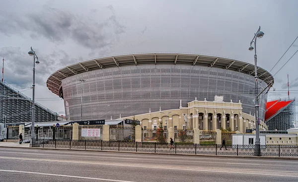 Ekaterinburg Rusland Mei 2018 Zicht Het Centrale Stadion Reconstructie Voor — Stockfoto
