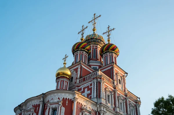 Födelsekyrkan Jungfru Maria Vid Rozhdestvenskaja Gatan Nizjnij Novgorod — Stockfoto