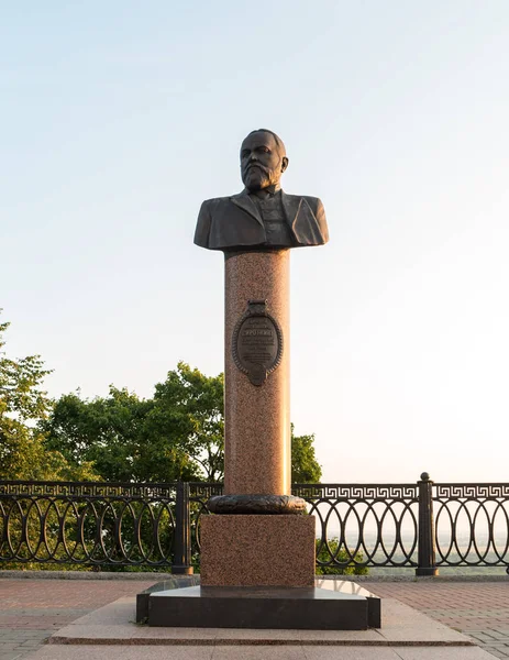 Nyizsnyij Novgorod Oroszország 2017 Augusztus Dimitrij Vasziljevics Sirotkin Emlékműve — Stock Fotó