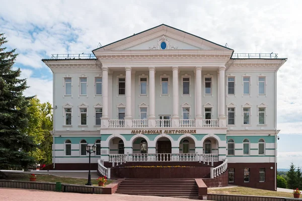 Saransk Russland August 2017 Das Gebäude Der Mordowischen Metropole Zentrum — Stockfoto