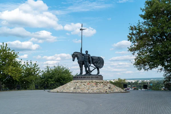 Penza Russland August 2017 Denkmal Für Den Ersten Siedler — Stockfoto