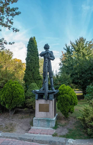 Kaliningrad Russland September 2018 Denkmal Für Peter Den Großen Park — Stockfoto