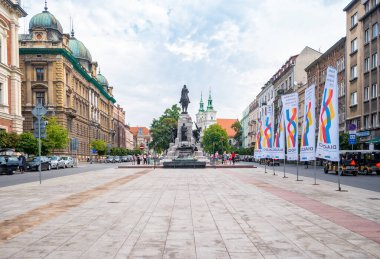 Krakow, Poland- 21 Temmuz 2019: 