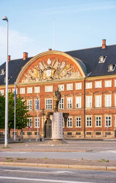 Копенгаген Денмарк Июня 2019 Года Памятник Королю Дании Кристиану Фоне — стоковое фото