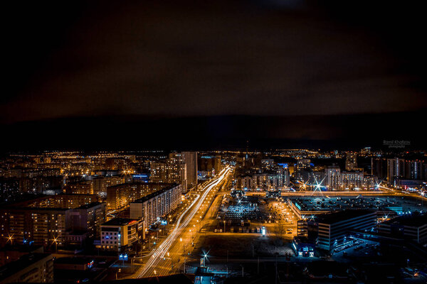 Night street of Kazan