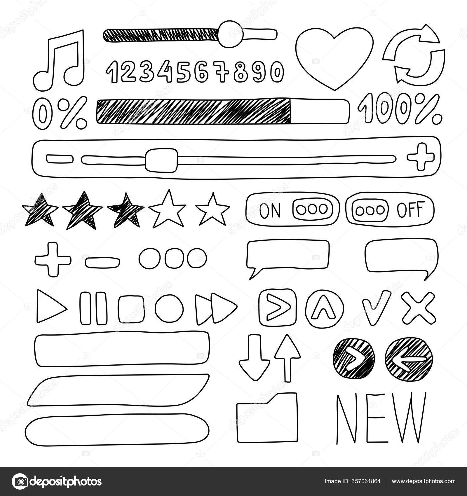 Vektorgrafiken Doodle Disc Player Vektorbilder Doodle Disc Player Depositphotos