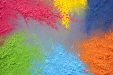 Renkler veya renkleri Hindistan Holi festival