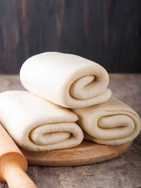 Puff pastry dough.