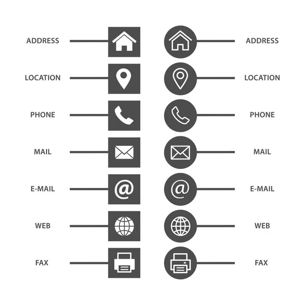 iş iletişim Icon set