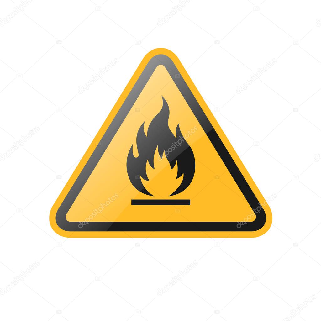 fire warning symbol sign boards