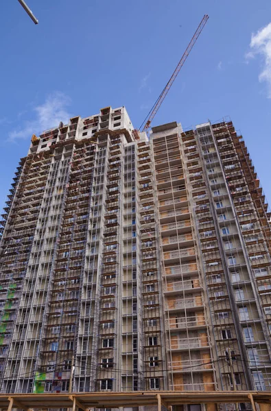 New Building Elite Area City Construction Site — Stock Photo, Image