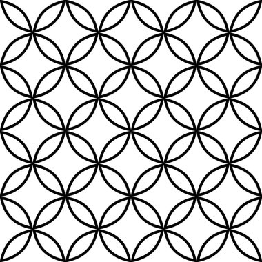 Siyah ve beyaz, modern en az arka planda geometrik seamless modeli    