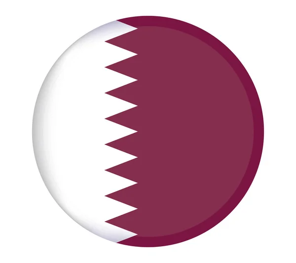 National Qatar Flag Official Colors Proportion Correctly National Qatar Flag — Stock Vector