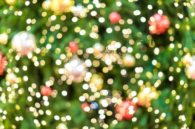 Bulanık bokeh ışık arka plan, Noel ve Yeni Yıl tatili arka plan. Kopya alanı ile renkli güzel bulanık bokeh arka plan. Tatil dokusu. Glitter çok renkli ışık lekeleri.