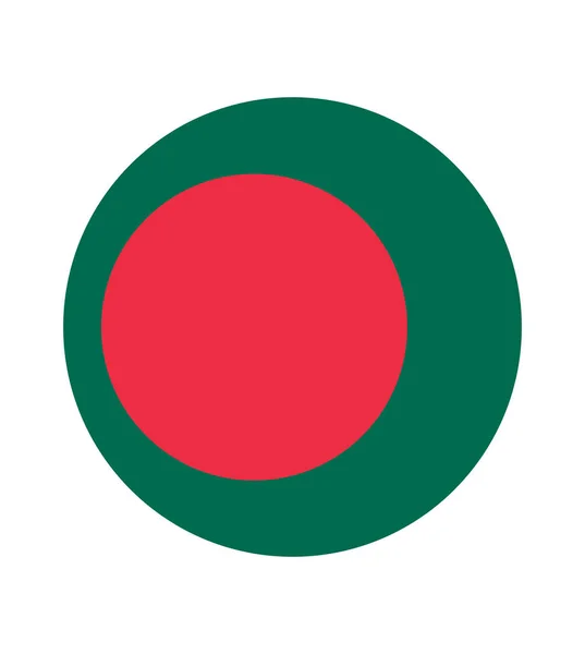 Bandera Nacional Bangladesh Colores Oficiales Proporción Correcta Bandera Nacional Bangladesh — Archivo Imágenes Vectoriales