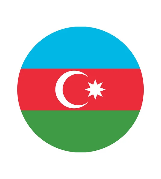 Ulusal Azerbaycan Bayrağı Resmi Renkler Doğru Orantı Ulusal Azerbaycan Bayrağı — Stok Vektör
