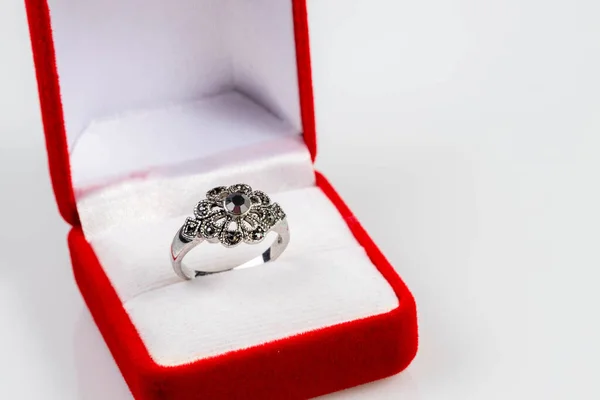 Anillo Diamantes Anillo Bodas Anillo Bodas Precio Novia Símbolos Boda — Foto de Stock