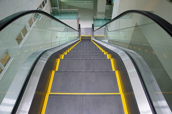 Escaleras Mecánicas Estación Metro — Foto de Stock