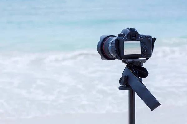Kamera Plaży — Zdjęcie stockowe