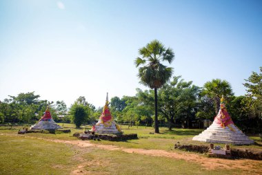 Tayland. chiang mai. Tapınağın manzarası.