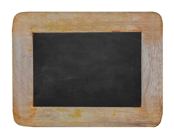 Old Blackboard Black Chalkboard White Background — Stock fotografie
