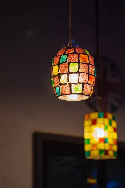 Schöne Dekorative Weihnachtsdekoration Auf Der Straße — Stockfoto