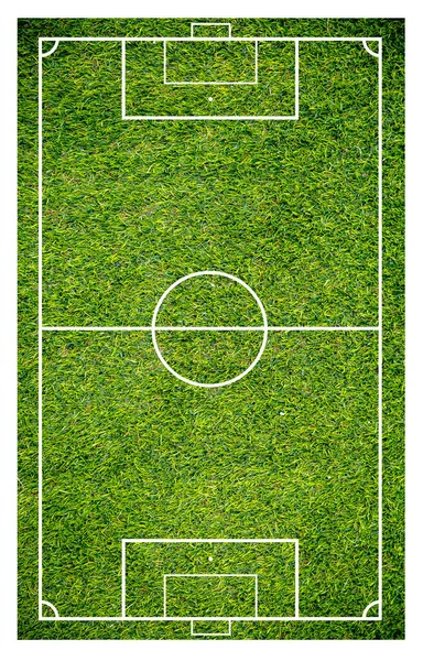 football field with green grass