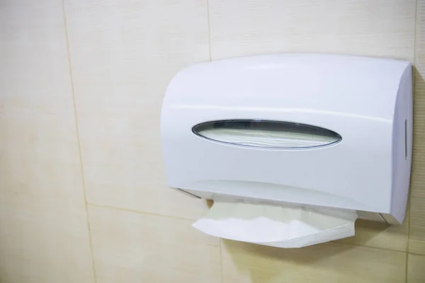 White Toilet Paper Bathroom — Stockfoto