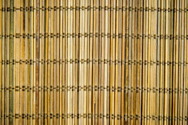 bamboo mat brown background.