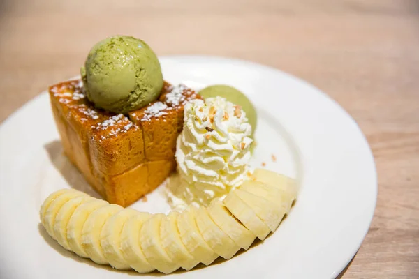 Heerlijk Smakelijk Dessert Bord — Stockfoto