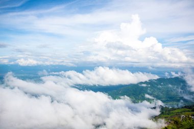 Dağların güzel manzarası
