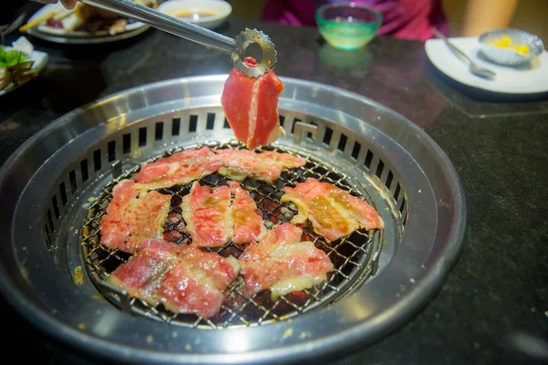 Vue Rapprochée Délicieux Plats Asiatiques — Photo