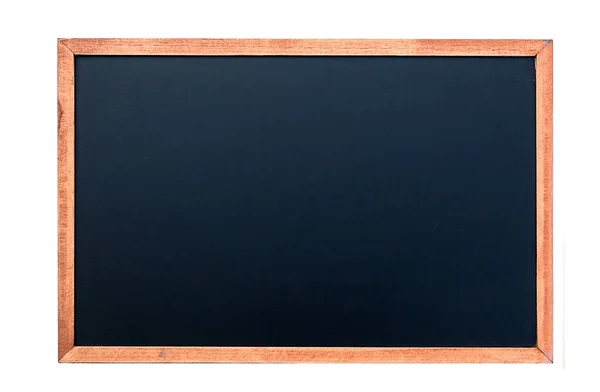 Empty Blackboard Chalk White Background — ストック写真