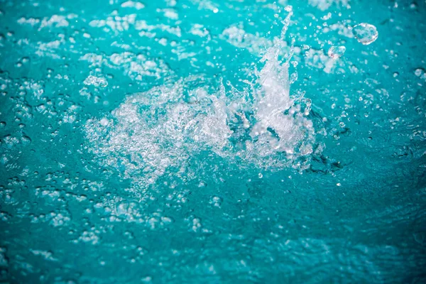 Respingo Água Piscina — Fotografia de Stock