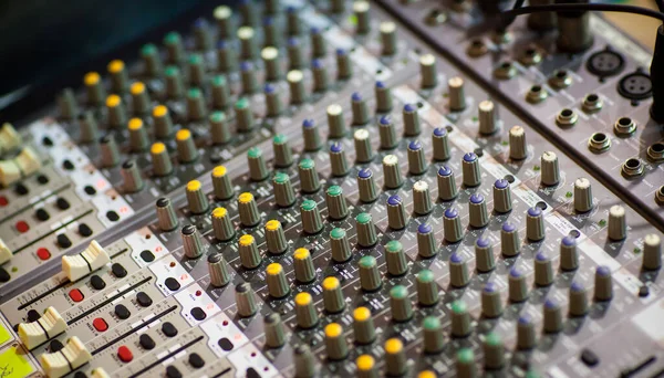 Sound Mixer Professional Audio Console — ストック写真