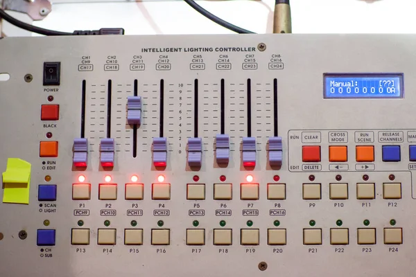 Close Sound Panel Control Console — ストック写真