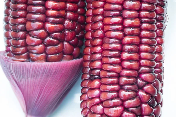 Close Red White Corn — Stockfoto