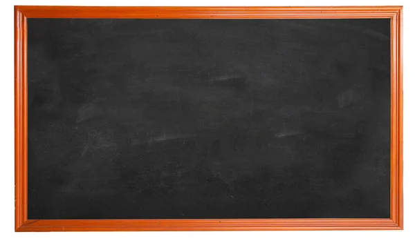 Empty Blackboard Chalk White Background — 스톡 사진