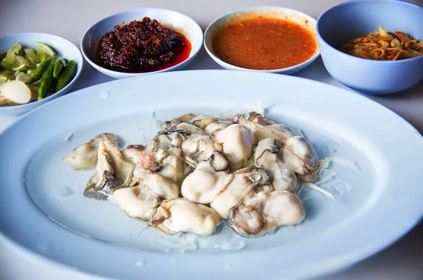 seafood-boiled squid with sauce and spices
