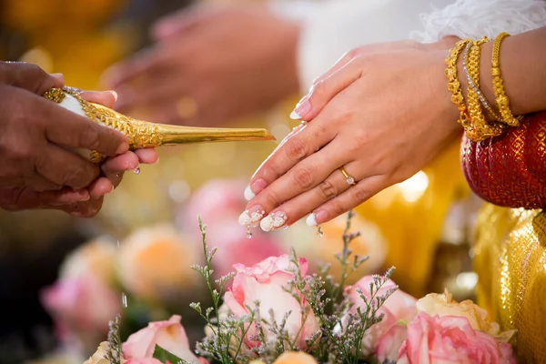 Wedding Ceremony Bride Groom — Stock fotografie